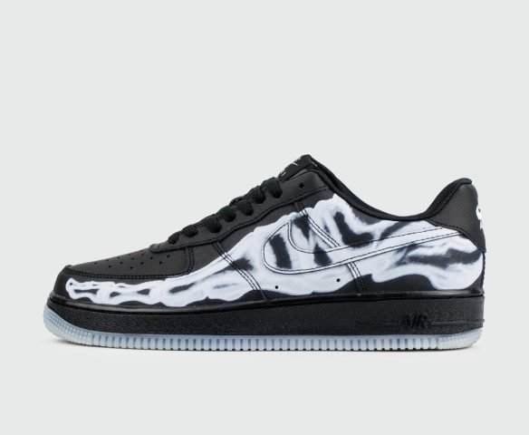 Nike Air Force 1 Low Skeleton Black Wmns