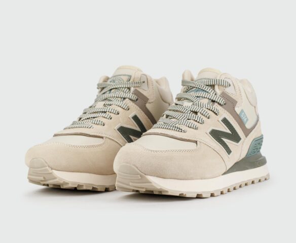 New Balance 574 Mid Beige with Fur Wmns. Вид 2