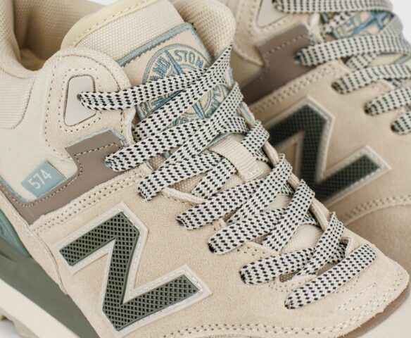 New Balance 574 Mid Beige with Fur Wmns. Вид 5